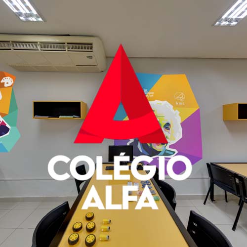 Tour Virtual 360 Graus Interativo - Colégio Alfa